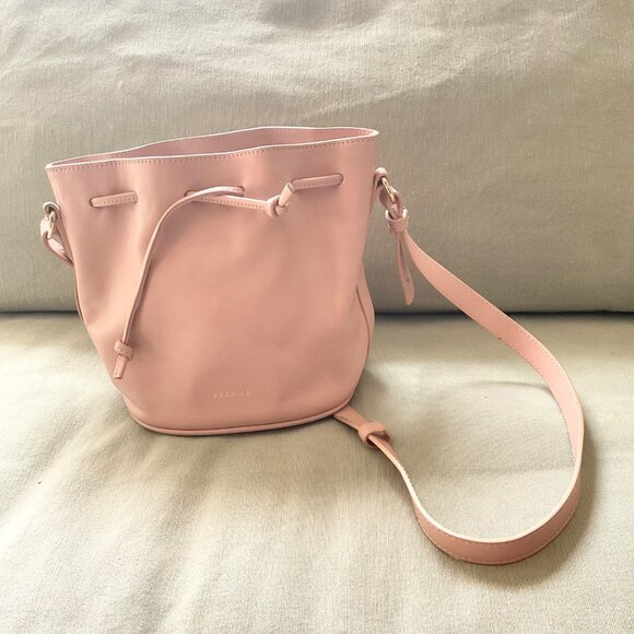 RARE cute cute Sezane Mini Farrow Bag in Pink - Picture 2 of 12
